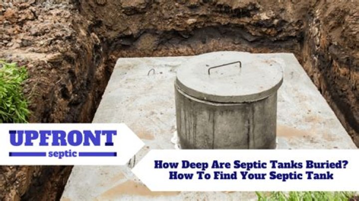 How deep are septic tanks usually buried?