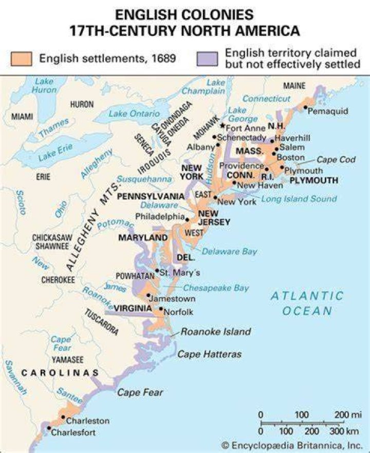 How did French and English colonies differ?