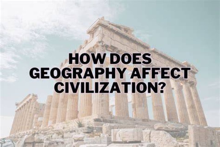 How did geography affect the lives of early humans?