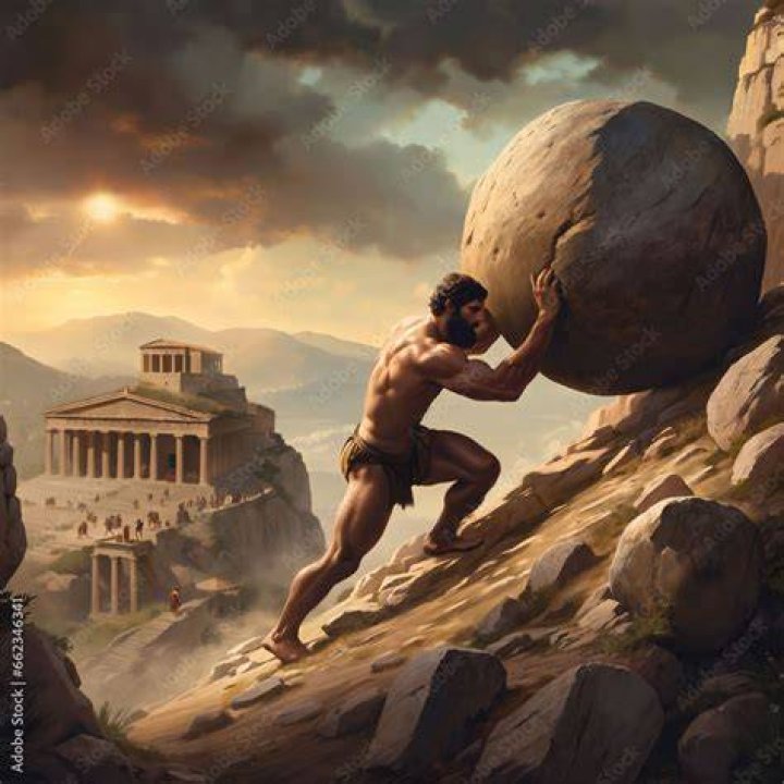 How did Sisyphus die?