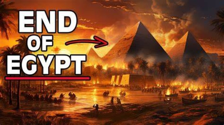 How did the ancient Egyptian civilization end?