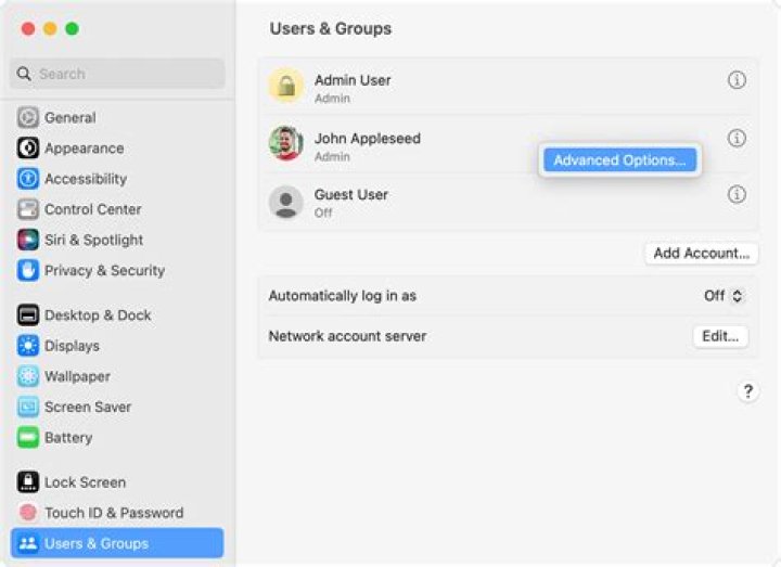 How do I access other users on my Mac?