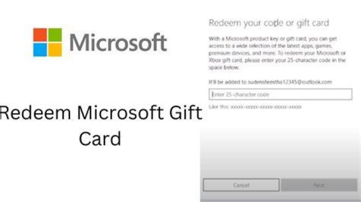 How do I add a gift card to my Microsoft account?
