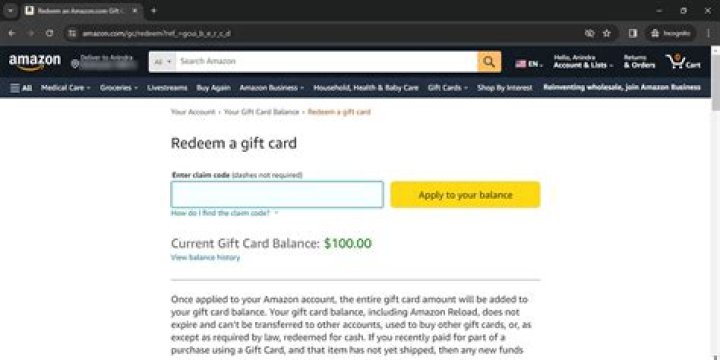 How do I add a gift message on Amazon?