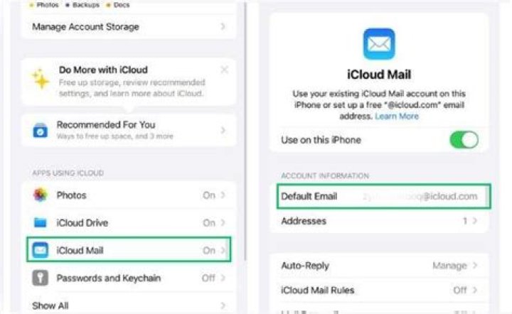 How do I add iCloud email to iPhone?
