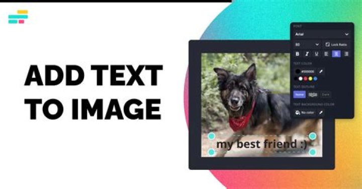How do I add text to a picture slideshow?