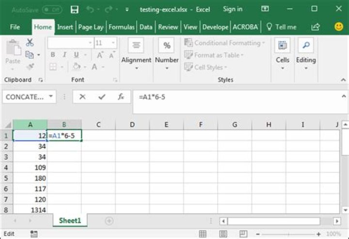 How do I apply a formula to an entire column in Excel?