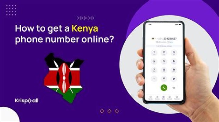 How do I call a landline number in Kenya?