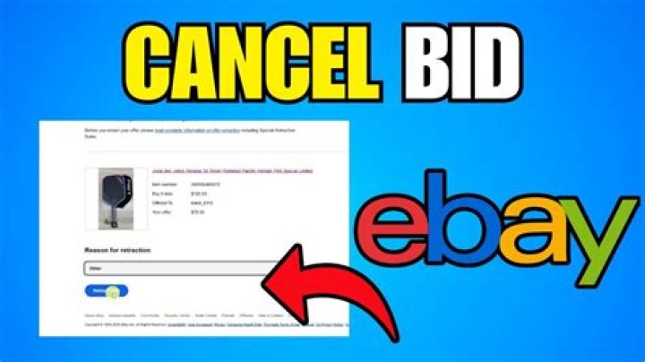 How do I cancel a bid on Sam's Club auction?
