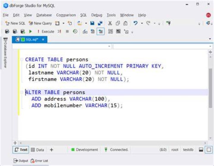 How do I change a table name in MySQL workbench?