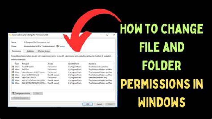 How do I change permissions on my computer?