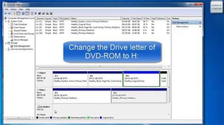 How do I change the drive letter of my DVD drive Windows 10?