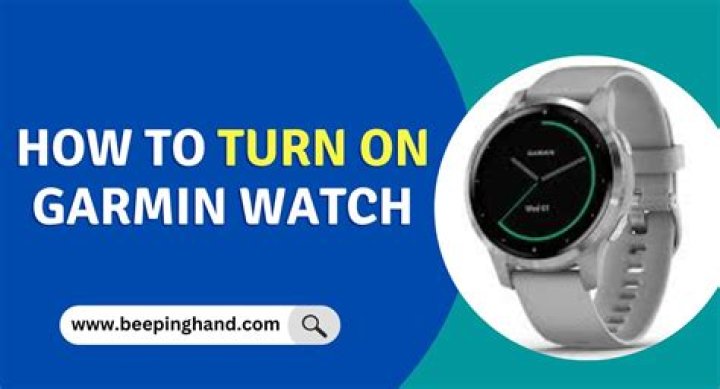 How do I change the settings on my Garmin watch?