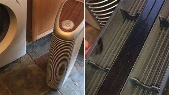 How do I clean my Brookstone air purifier?