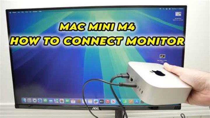 How do I connect my Mac Mini to a projector?