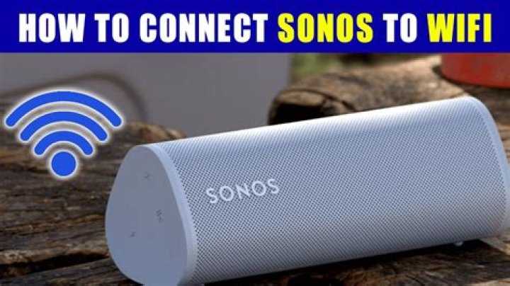 How do I connect my Sonos amp to WiFi?