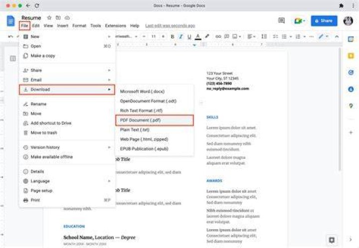 How do I convert a document to PDF on my phone?