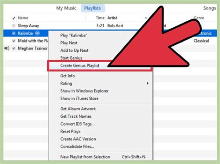 How do I create a playlist in iTunes 12?