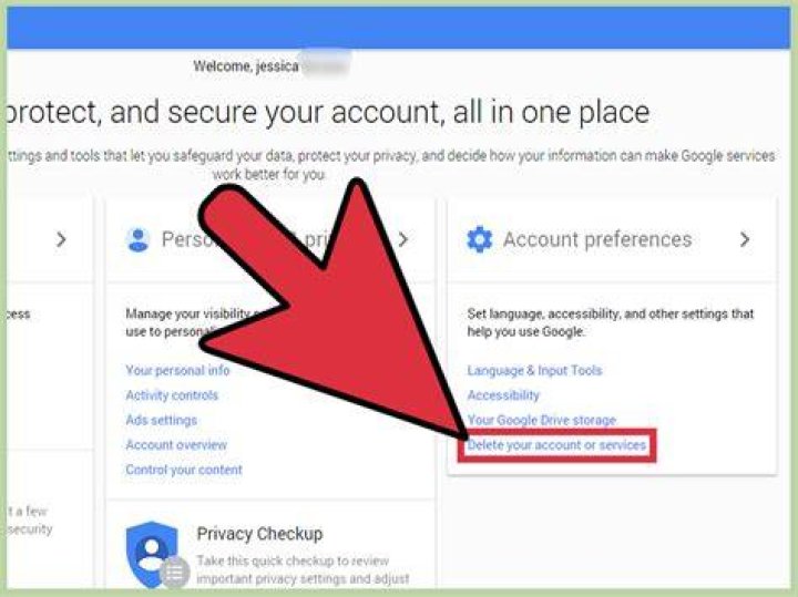 How do I delete a Google admin account?