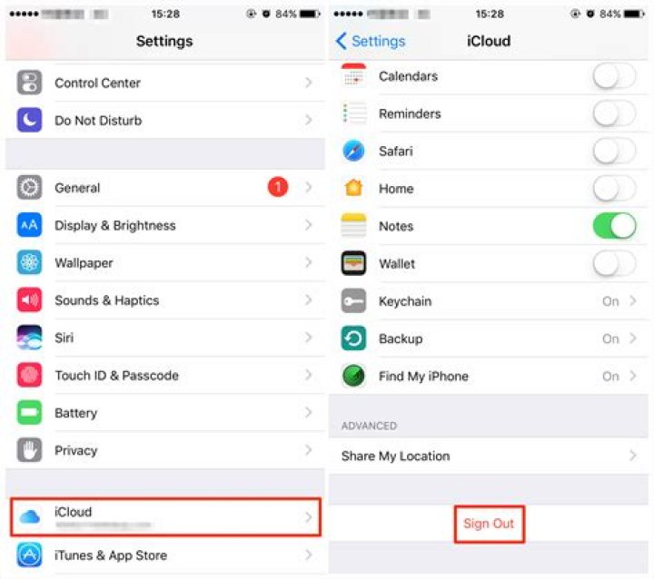 How do I disable iCloud on my iPhone 5?