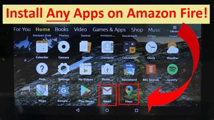 How do I download Android apps to my Fire tablet?