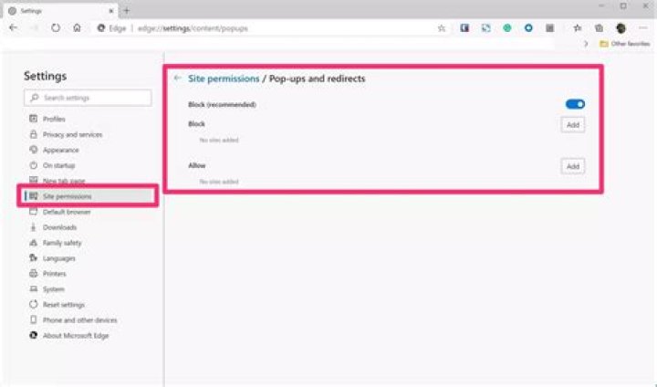 How do I enable popups in Internet Explorer?