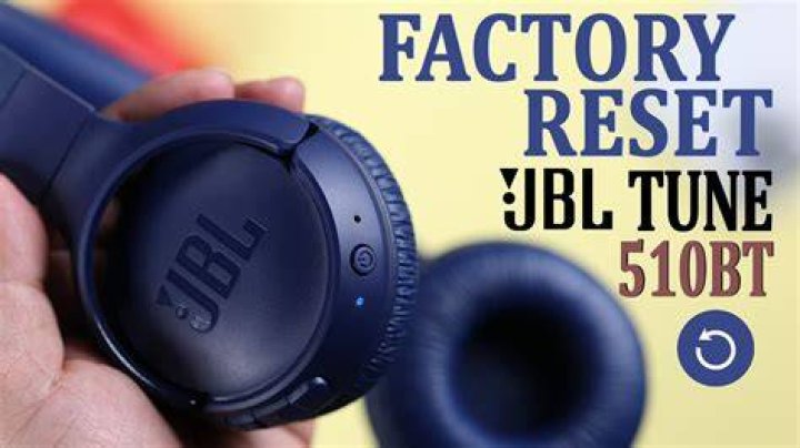 How do I factory reset my JBL?