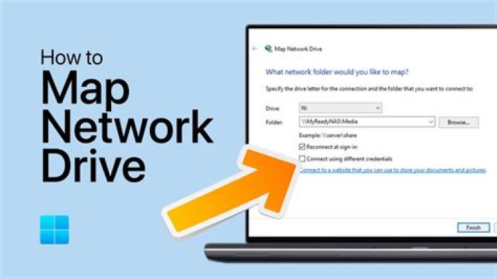 How do I find a network drive on my computer?