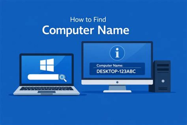 How do I find my computer name for remote desktop?