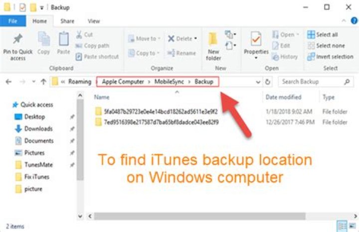 How do I find my iTunes backup location?