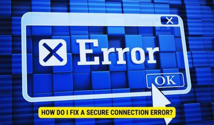 How do I fix a connection error?