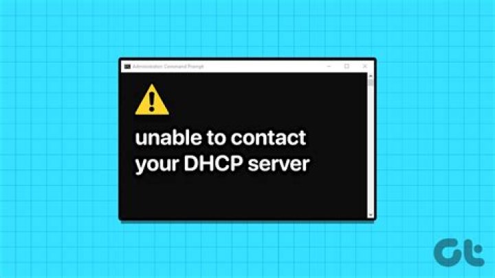 How do I fix a DHCP problem?