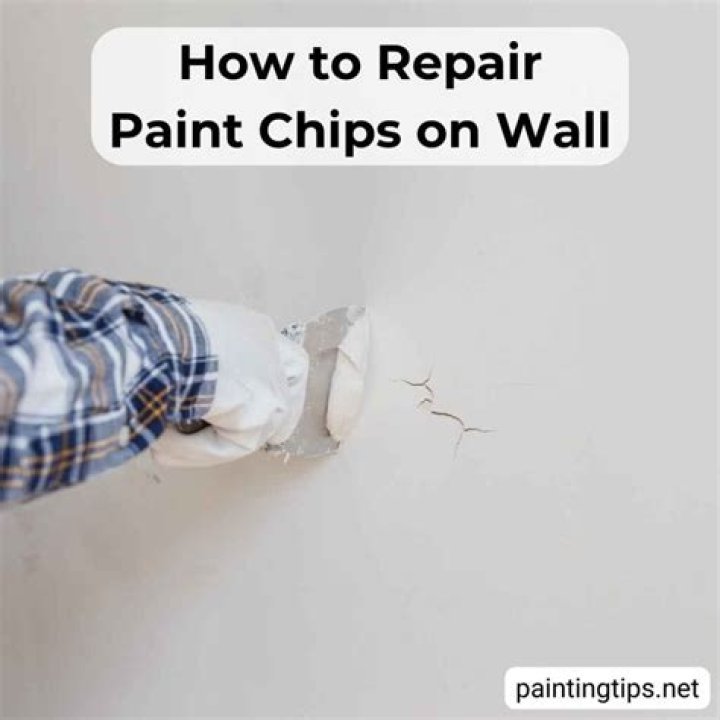 How do I fix chipped paint on my house?