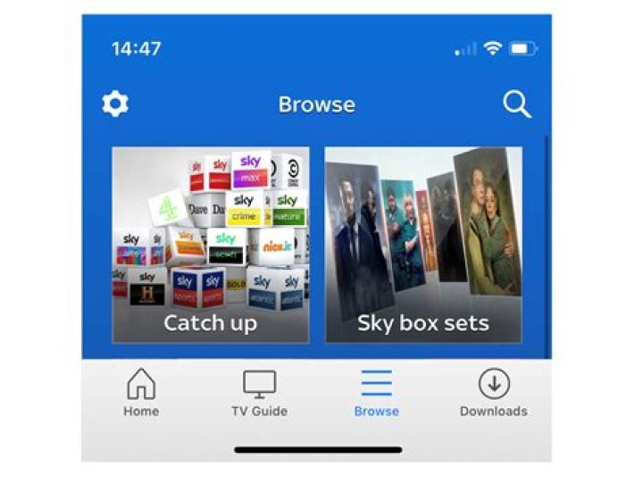 How do I get catch up on Sky?