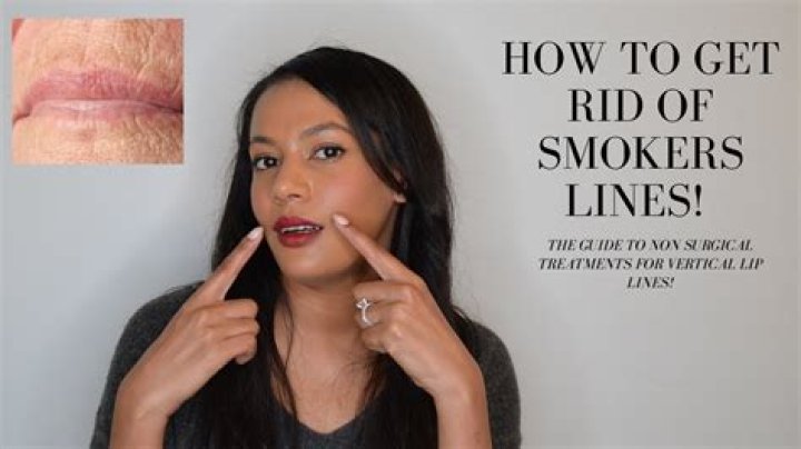 How do I get rid of cigarette stains on my lips?