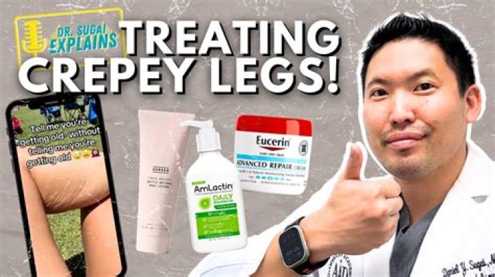 How do I get rid of crepey skin on my legs naturally?