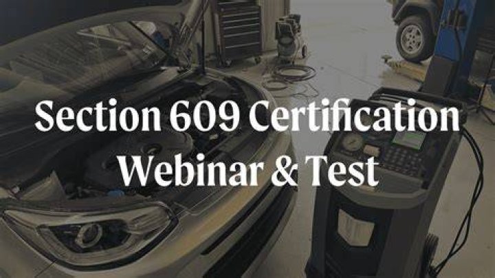 How do I get Section 609 certified?