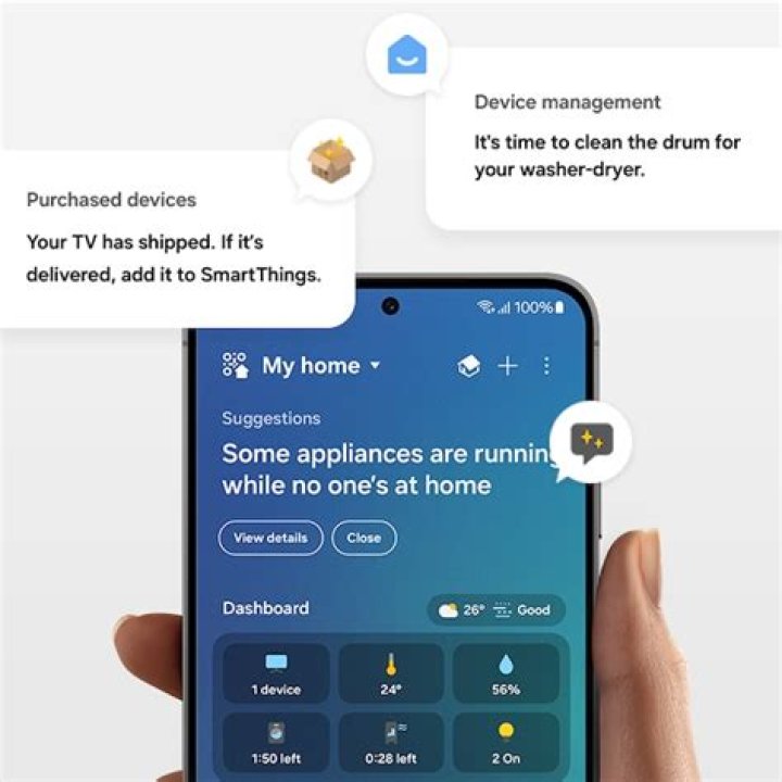 How do I get SmartThings app on my Samsung TV?