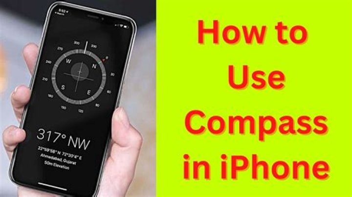 How do I get the compass on my iPhone 7?