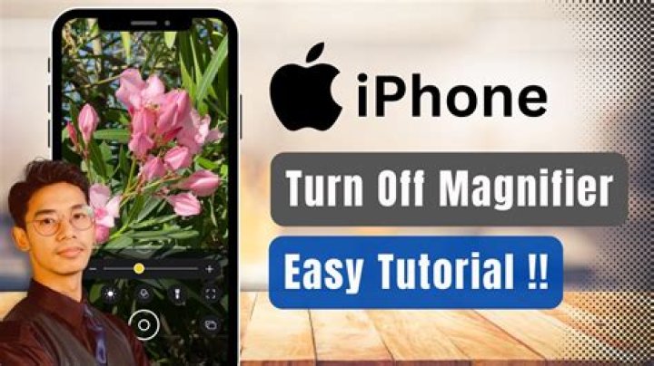 How do I get the magnifier off my iPhone?