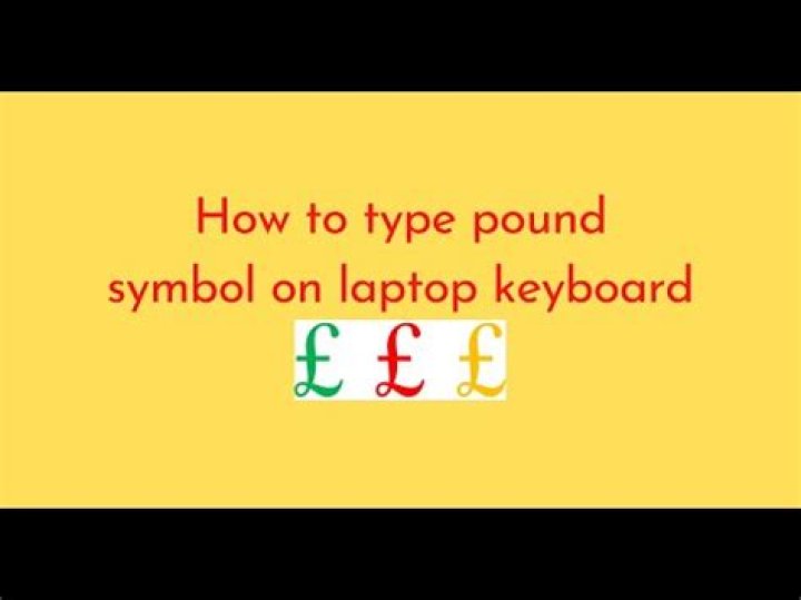 How do I get the pound sign on my Logitech keyboard?