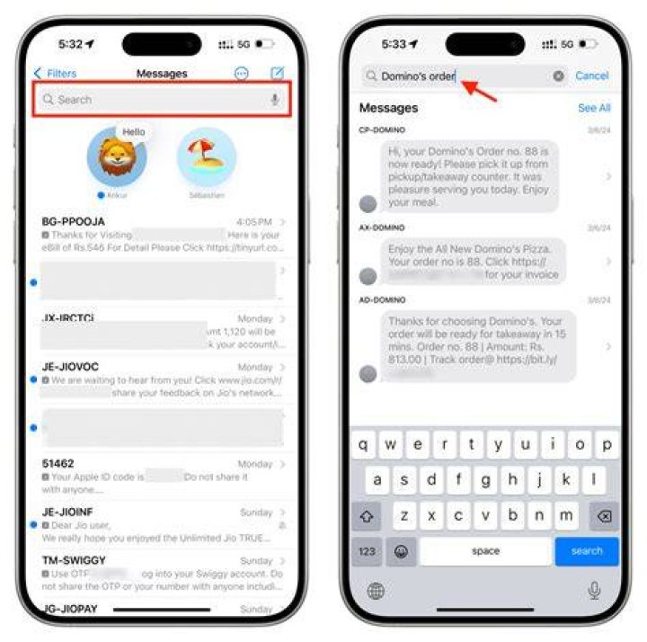 How do I hide my messages on my Mac?