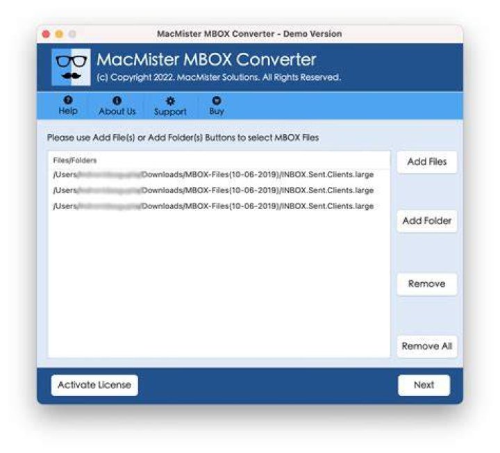 How do I import mbox files?