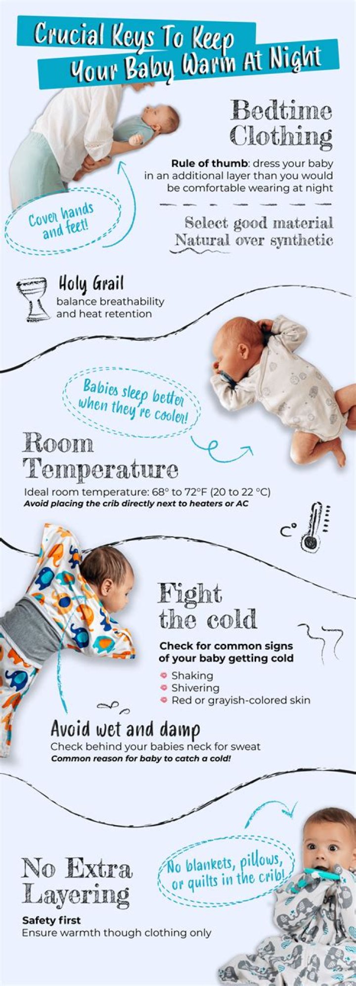 How do I know if my baby is cold?