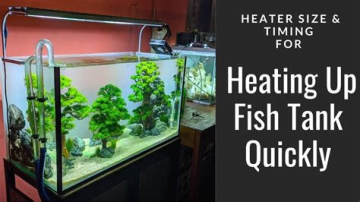 How do I lower the temperature of my fish tank?