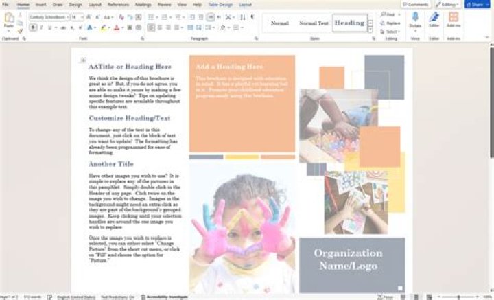 How do I make a brochure in Publisher?