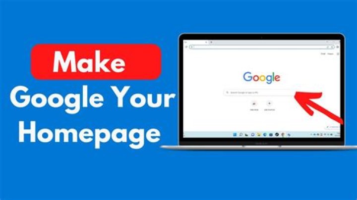 How do I make Google my homepage in Windows 7?