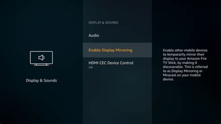 How do I mirror Windows 10 on fire stick?