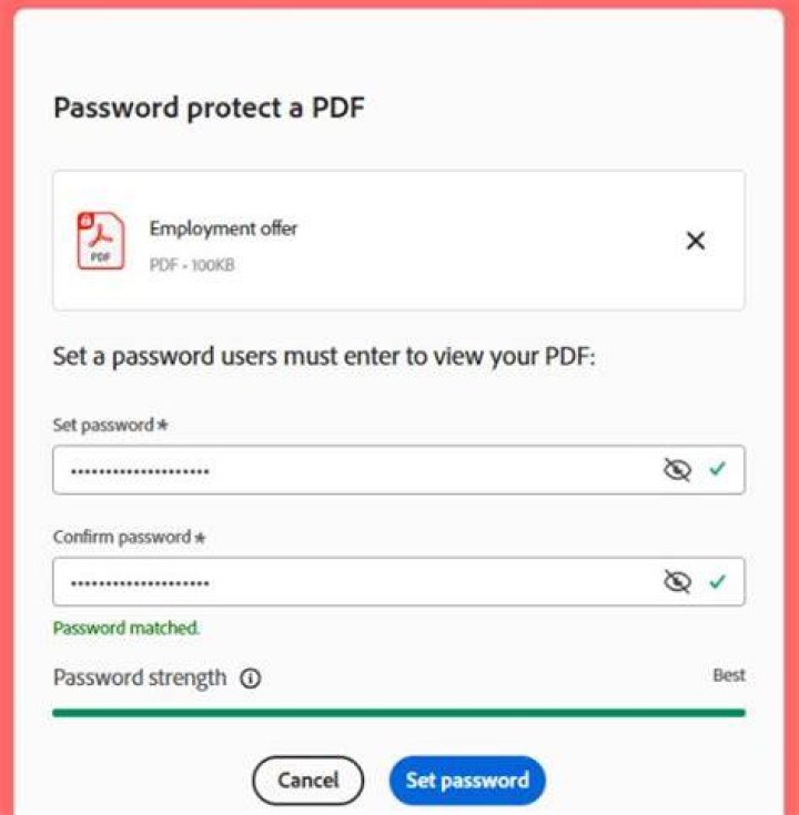 How do I password protect a file on Macbook Air?