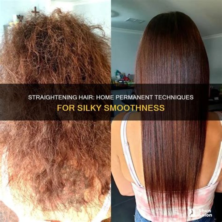 How do I permanently straighten my hair?